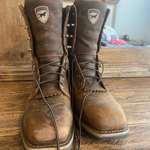 Red wing Irish settler boots